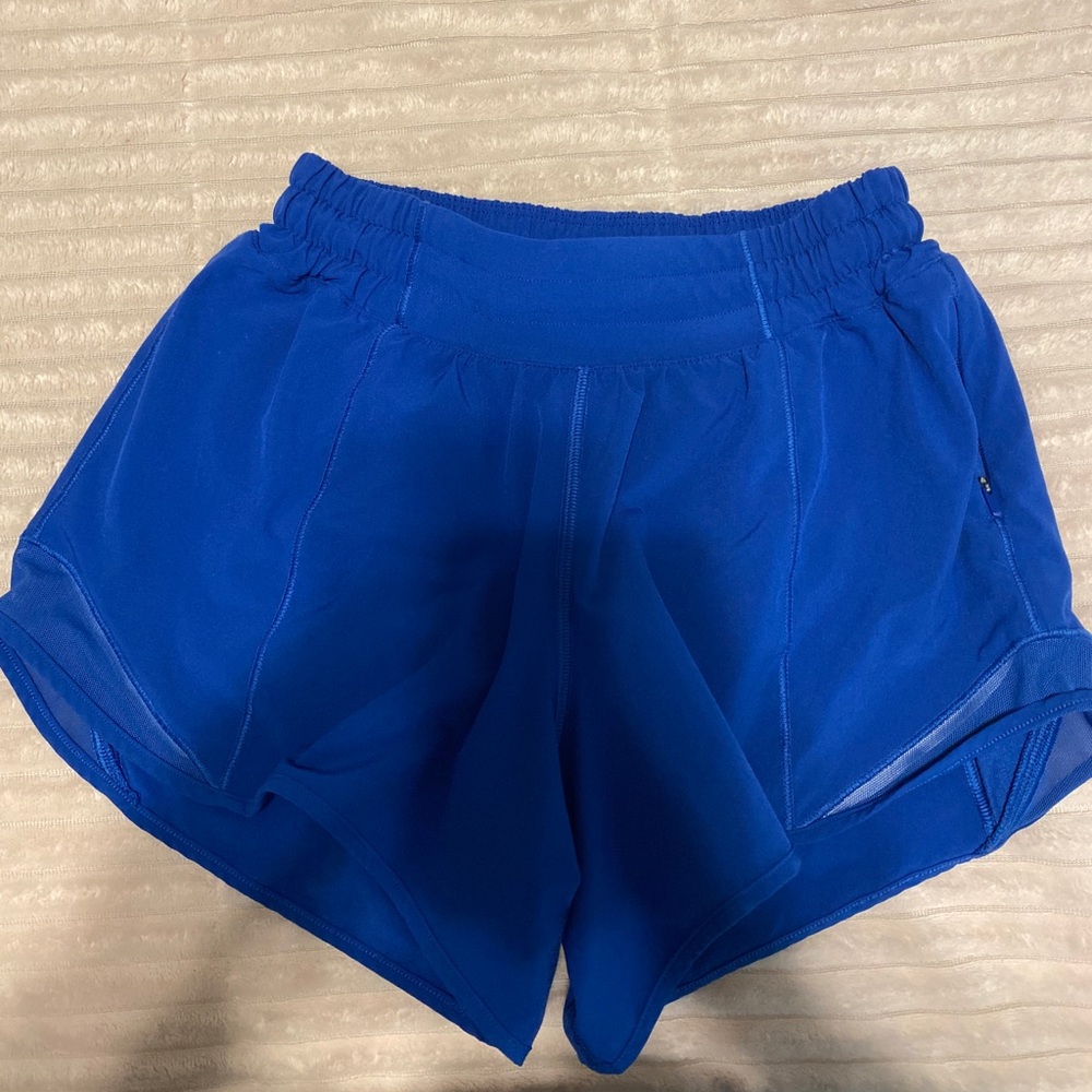 Blue Lululemon Hotty Hots Size 2 4”